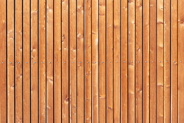 medium brown wooden wall background with vertical boards and wood grain