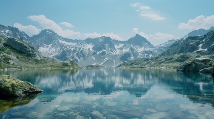 Alpine Lake Reflection