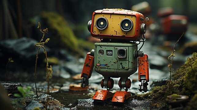 Robots in an abandoned city