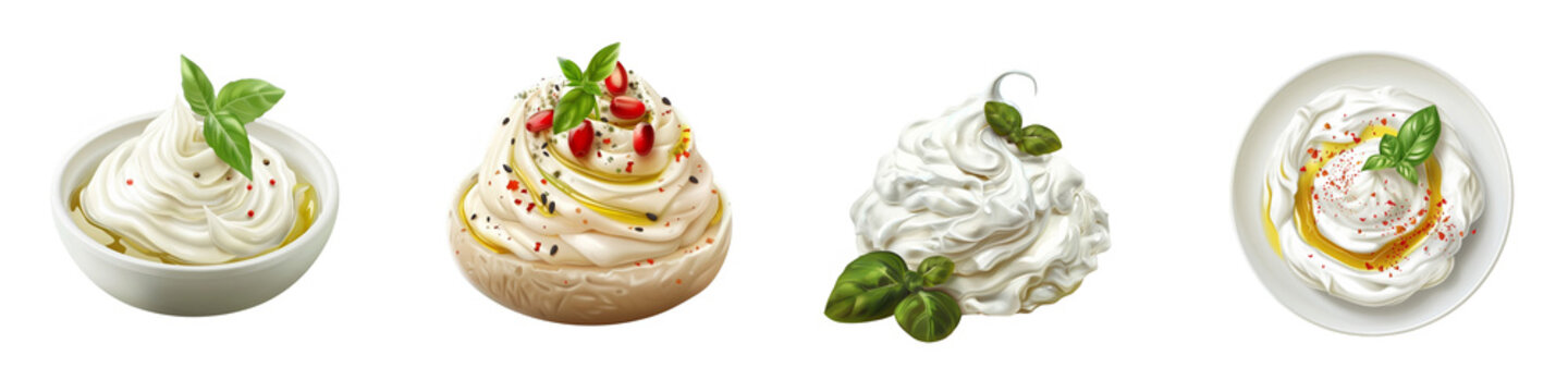 Labneh clipart collection, symbol, logos, icons isolated on transparent background