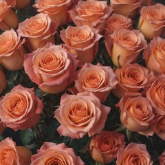 Fototapeta premium Roses bouquet, roses, flower
