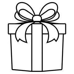 gift box with ribbon bow