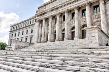 San Juan, Puerto Rico - March 26, 2024: Capitolio de Puerto Rico in San Juan, Puerto Rico
