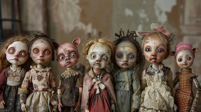 Dollmaker s Curse, A series of handmade dolls that seem to age and decay as the person who owns them grows sicker