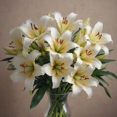 Fototapeta premium Bouquet of lilies, lily