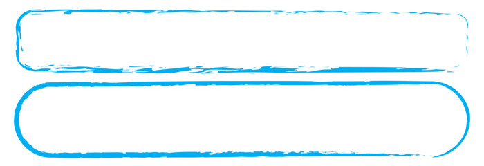 Vector Grunge Frame Set. Brush strokes frame. Blue grunge square borders, paint brushes photo frames and hand drawn antique edges texture. Ink paint brush stain. Brush stroke rectangle frame. 11:11