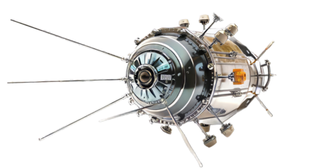 Sattelite space isolated