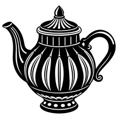teapot isolated on white background