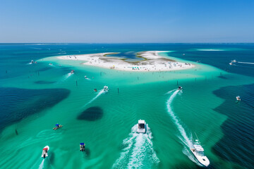 Fototapeta premium Crab Island Destin Florida 