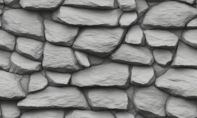 Stone texture. Abstract seamless pattern. AI generated.