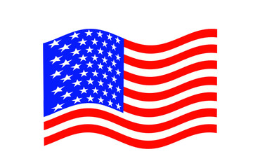 us,usa or American flag graphic design texture mock up,republic day or independence day celebration concept,cutout in transparent background,png format