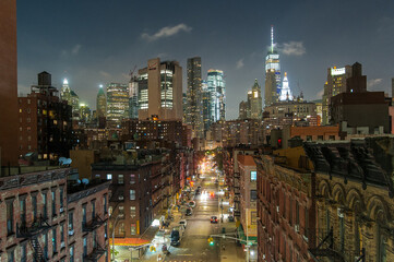 Fototapeta premium China Town bei Nacht