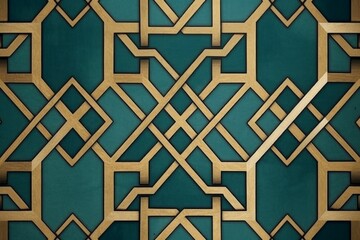 Elegance in Geometry: Intricate Pattern Wallpaper" is a captivating design that seamlessly blends intricate geometric shapes to create a mesmerizing visual experience.