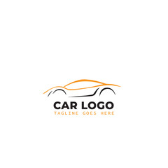 Sports car logo icon . Motor vehicle  Automotive, Car Showroom, Car Dealer Logo Design Vector