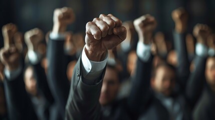 A Sea of Raised Fists
