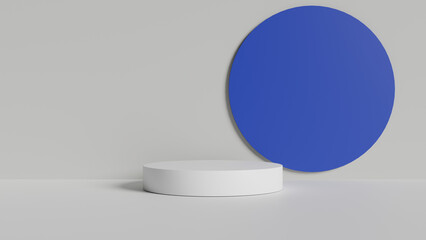 a round object with a blue circle on the top