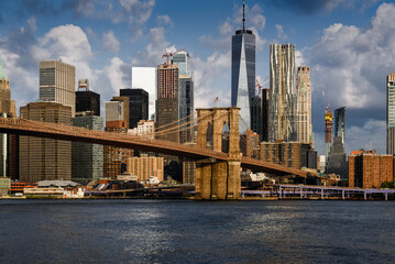 Manhattan mit der Brookly Bridge