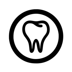 Dentist icon vector graphics element silhouette sign symbol illustration on a Transparent Background