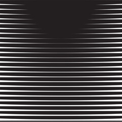 Obraz premium Line halftone pattern with gradient effect. Horizontal lines in black and white.eps10