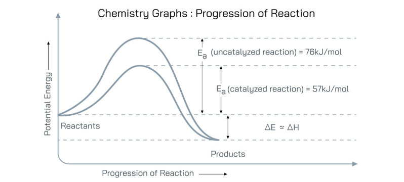 With the progress of any chemical reaction, the rate of the chemical reaction decreases with time. The rate of a reaction decreases as time progresses vector illlustration.