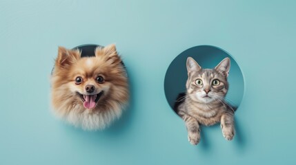 A Dog and Cat Portrait