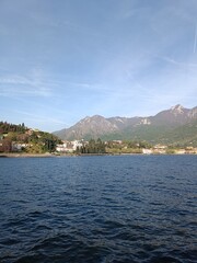 view of the sea and mountains
