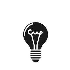 Innovative idea modern stylish icon with light bulb
