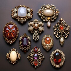 Vintage Brooches for a Retro Vibe high quality details,