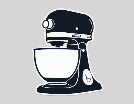 recommend clip art: Stand Mixer Icon on Transparent Background
                    