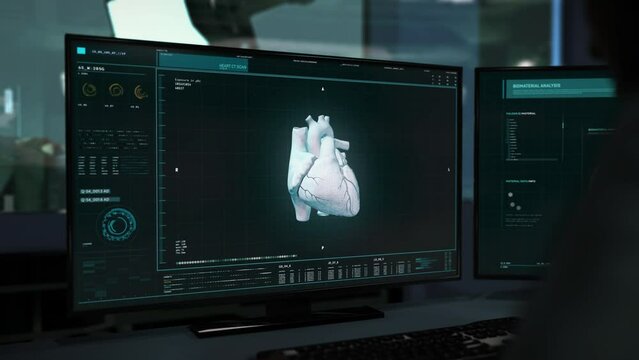 Hospital system analysing a patient suffering from illness. Analysing the heart to identify illness of a hospital patient. Hospital equipment finding the Cardiac Ischemia illness after heart analysis.