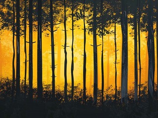 Dawn in the Forest