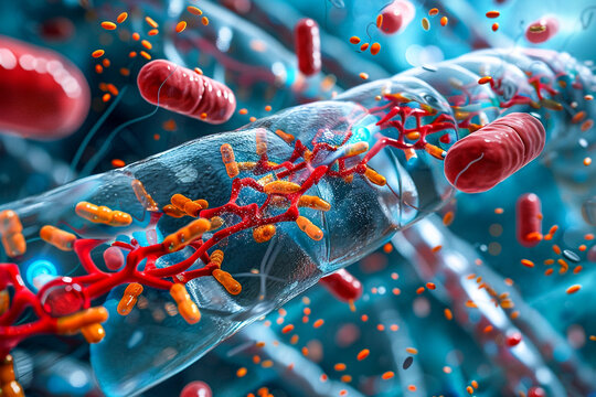 Selenium as a microscopic agent, navigating the cellular landscape to prevent oxidative damage and support thyroid function