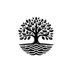 Pecan Tree logo design 