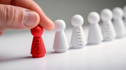 The Hand Selecting Leader Pawn