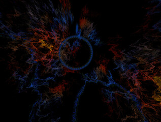 Imaginatory fractal abstract background Image