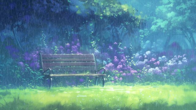 bench in the park