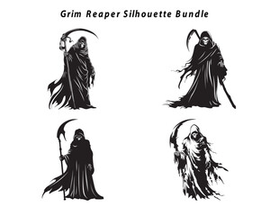 Grim Reaper Silhouette Bundle