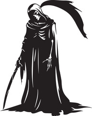 Grim Reaper Silhouette