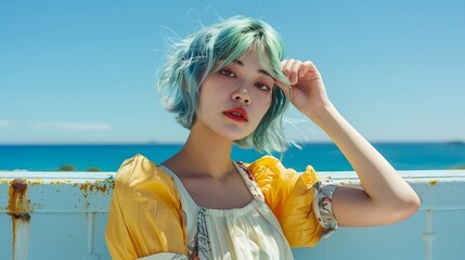Colorful Hair Trends: Expressive Styles for GenZ Models