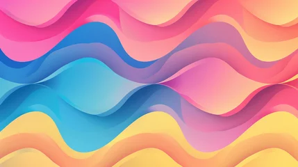 Deurstickers Abstract colourful gradient pattern design © IB Photography