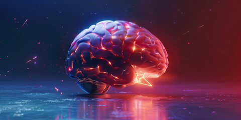 Cervello dell'intelligenza artificiale.