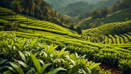 tea plantation in Sri Lanka