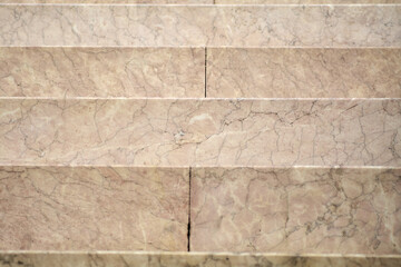 Antique elegant marble steps in closeup