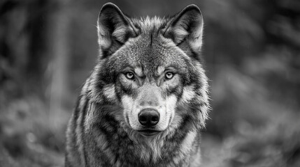 Naklejka premium lobo, poder do lobo