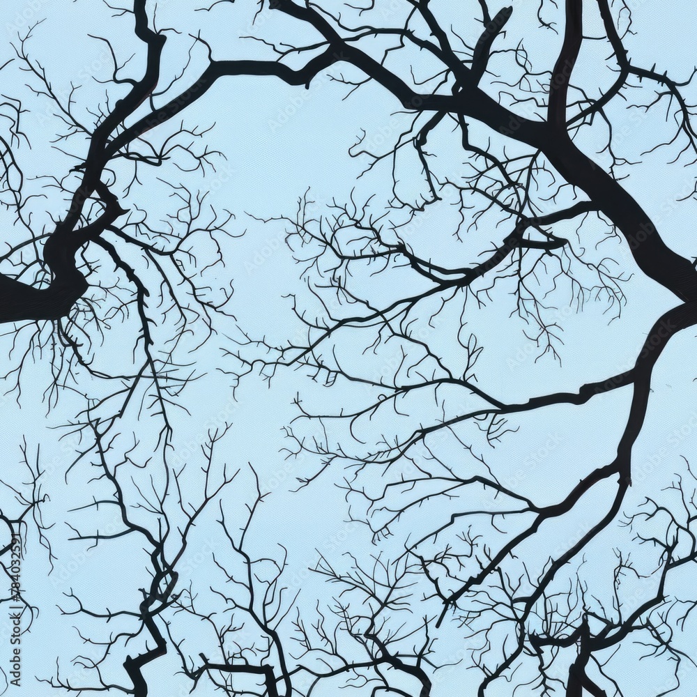 Aufkleber a bird perched on a tree branch. suitable for nature themes