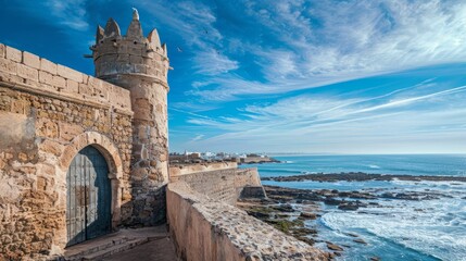Historic Coastal Fortress Overlooking the Sea