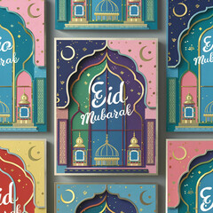 Eid Mubarak festival decorative, eid mubarak, eid mubarak logo