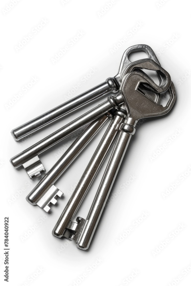 Poster a bunch of keys sitting on top of each other. perfect for security or home concept