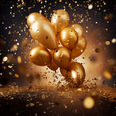 golden christmas decoration