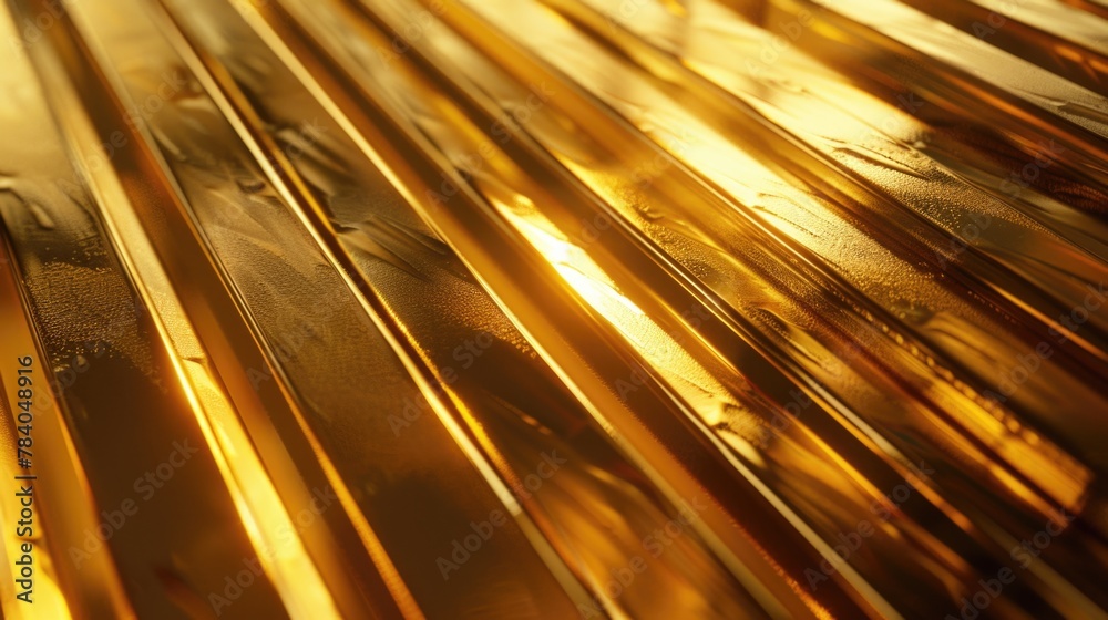 Poster Close-up of a metal surface with light shining through. Suitable for technology and abstract concepts